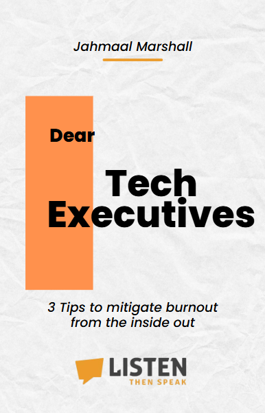 Dear Tech Executives eBook by Jahmaal Marshall